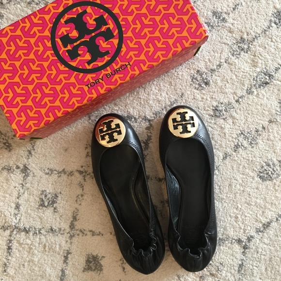 Tory Burch Classic Reva Ballet Flats, Size 8 - Picture 2 of 7